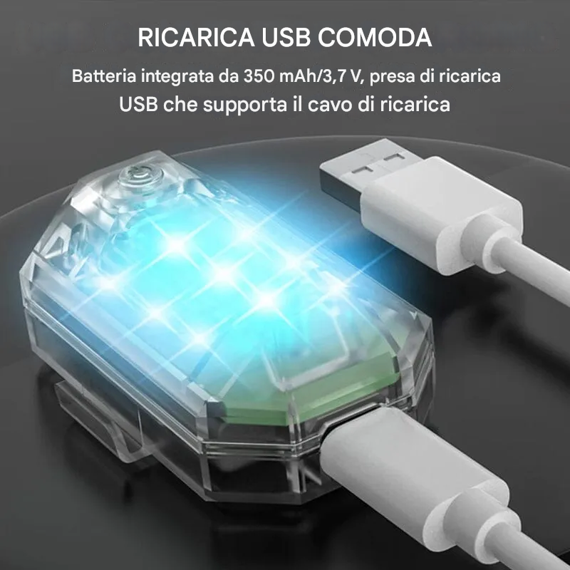 Luce stroboscopica LED wireless ad alta luminosità