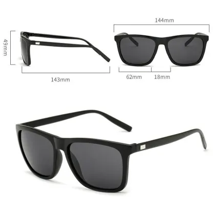 【🔥 Risparmia il 50% oggi 🔥 】Occhiali da sole polarizzati da uomo in alluminio e magnesio di nuovo design