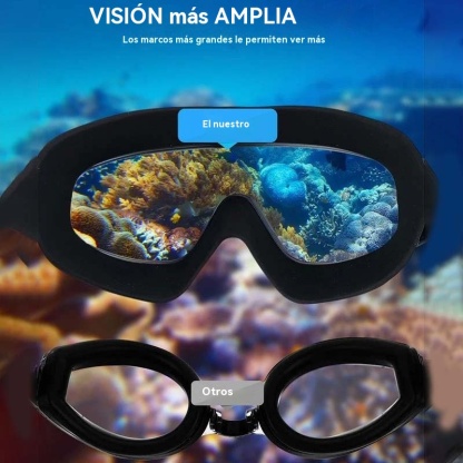 Gafas de natación antivaho con visión amplia