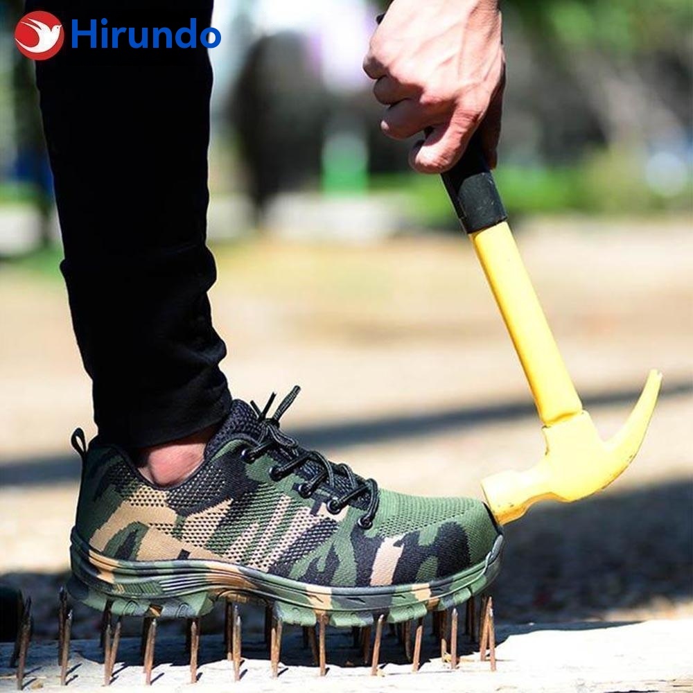Zapatos de seguridad laboral con puntera de acero, 1 par