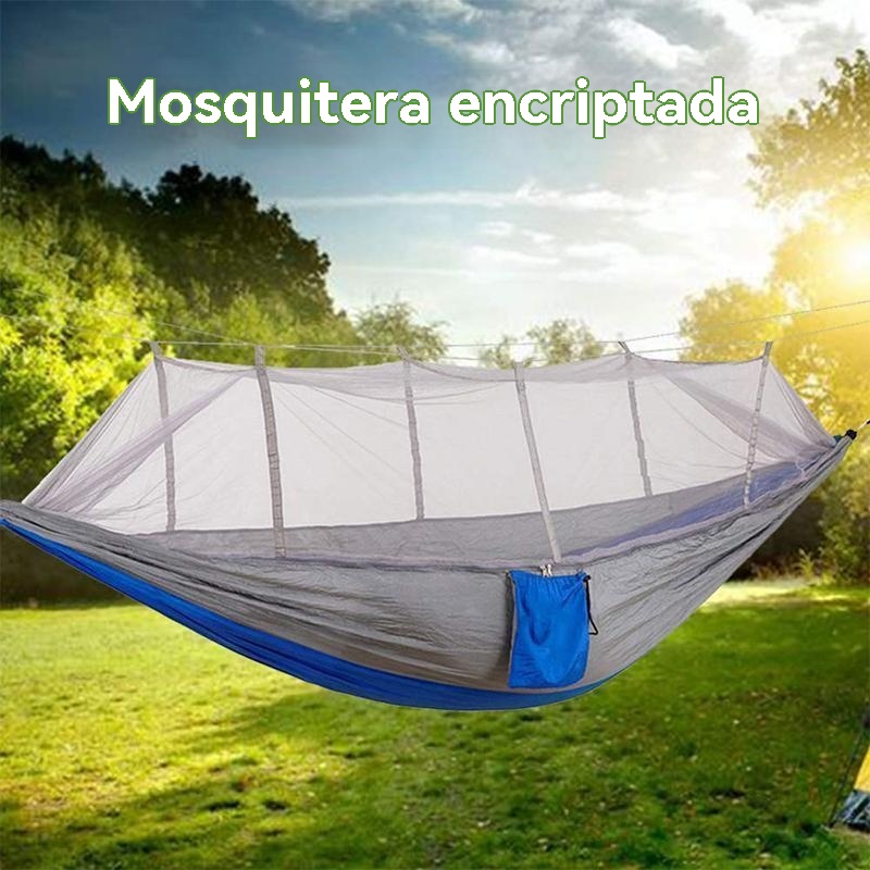 Hamaca ultraligera con mosquitera