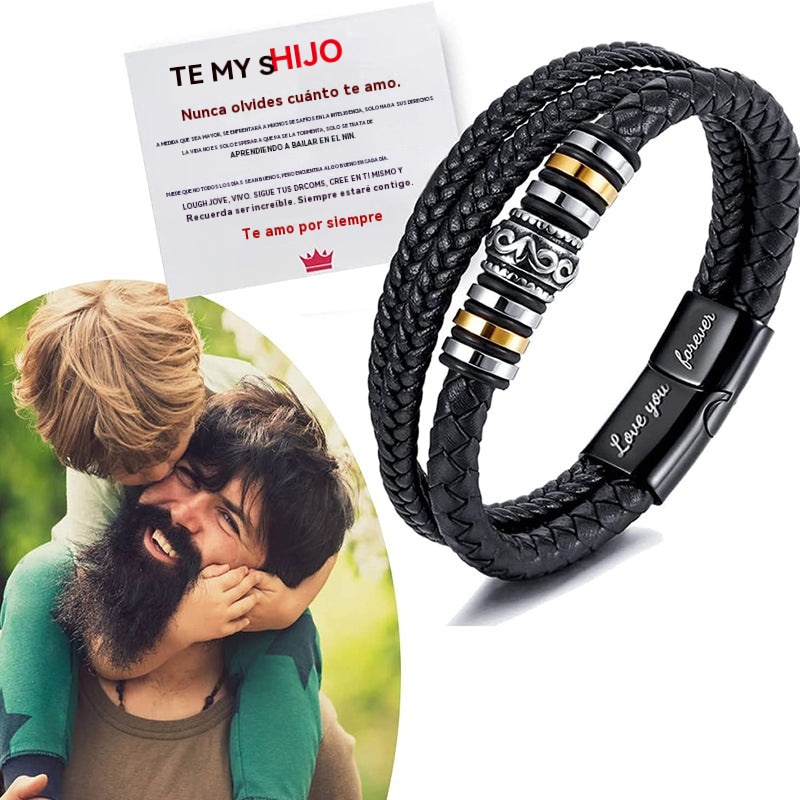 ❤️ 🎁Pulsera Para Mi Hijo Te Amo Por Siempre