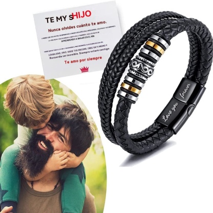 ❤️ 🎁Pulsera Para Mi Hijo Te Amo Por Siempre