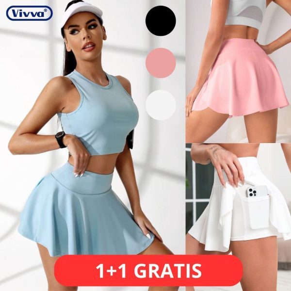 Gonna con pantaloncini incorporati e tasca | SKORTIFY 1+1 GRATIS