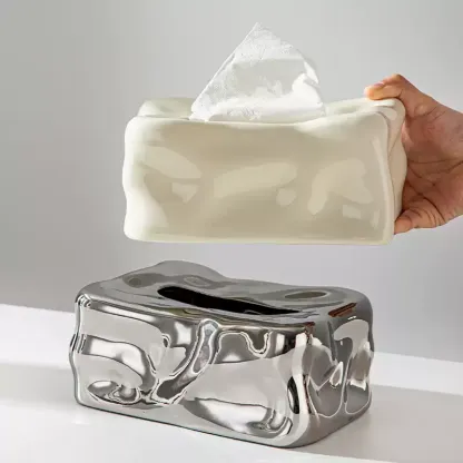ins kreatywne ceramiczne pudełko na chusteczki salon wysokiej klasy lekkie luksusowe pudełko na chusteczki lodowiec wysokiej klasy domowe pudełko na serwetki