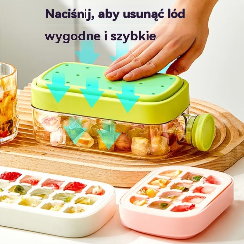 🧊Forma i czajnik do kostek lodu Press-To-Cold