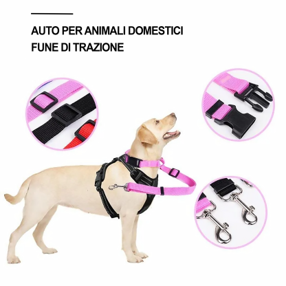 Guinzaglio regolabile per cani da auto