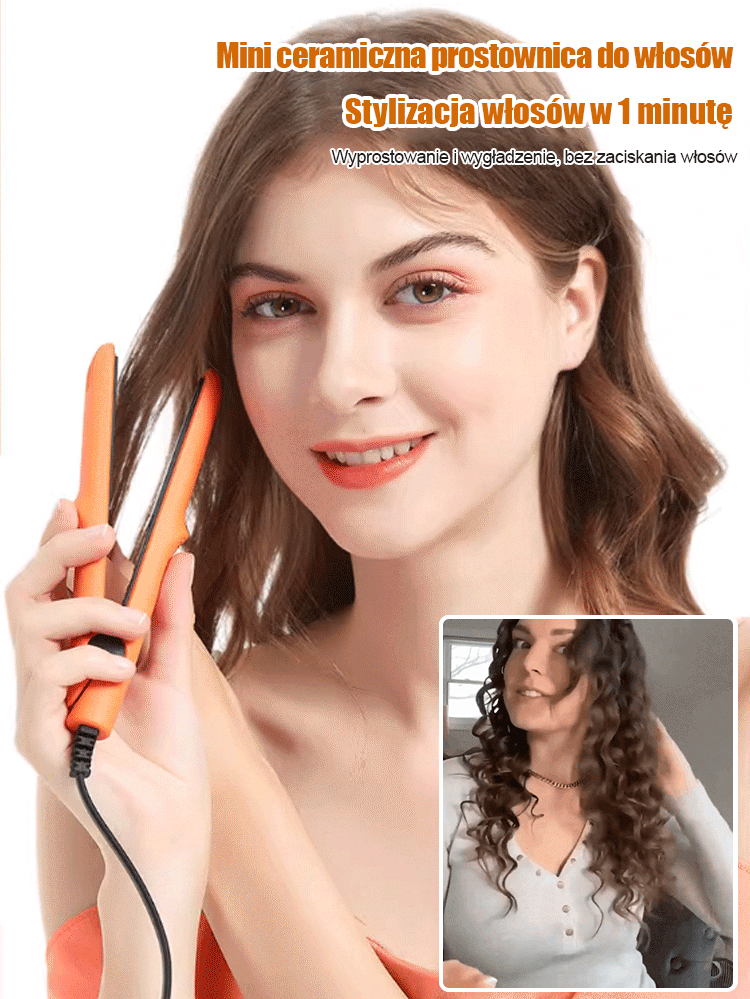 【SCONTO DEL 30%】【Acquista 1 e ricevi 1 gratis】🔥Clip per lo styling portatile - Lisciante e arricciante