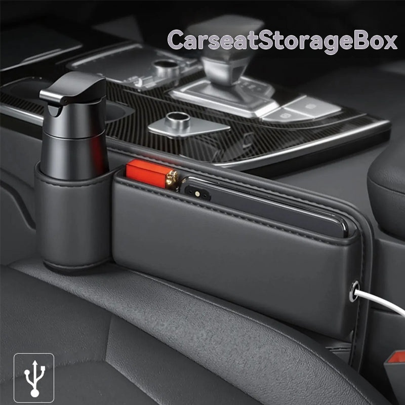 Cajas de almacenamiento para el espacio entre asientos