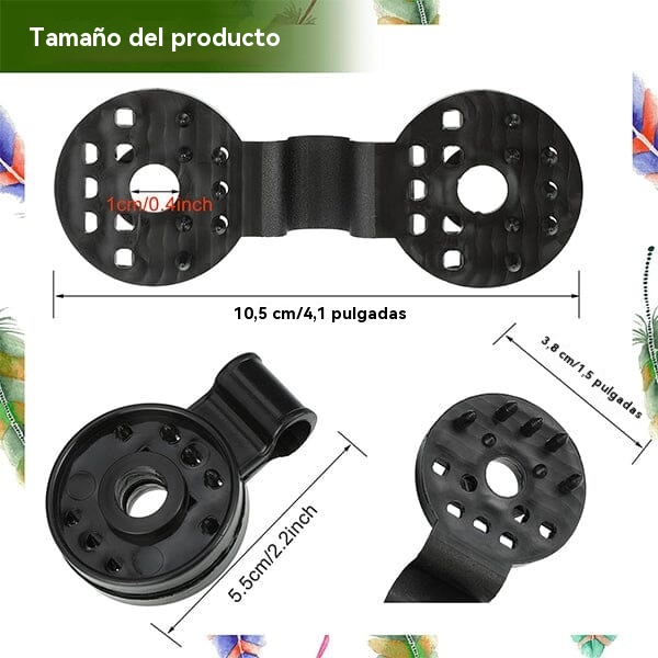 Clips de plástico para tela de sombra