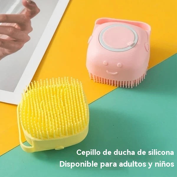 Cepillo de masaje para baño de mascotas