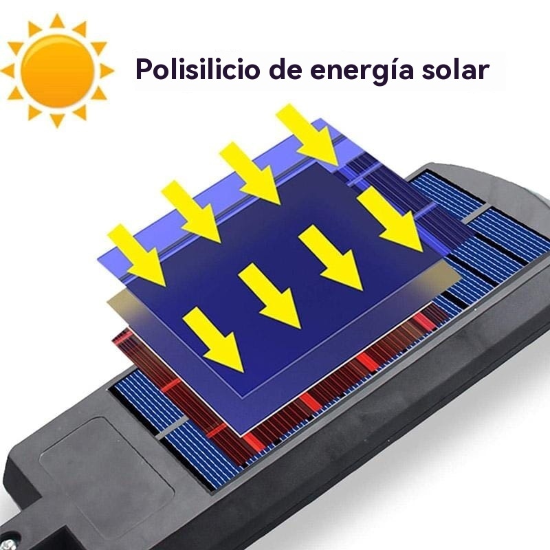 Lámpara LED solar para exteriores