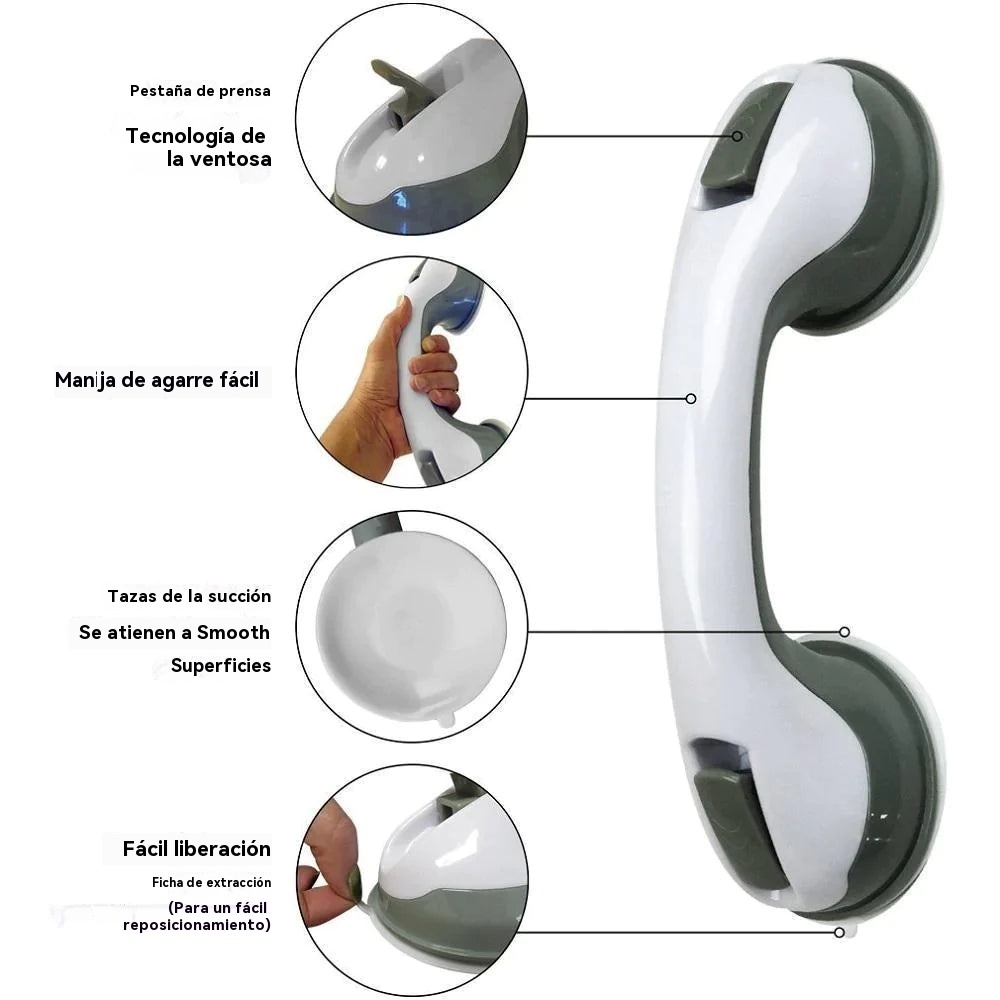 Asa de seguridad antideslizante para baño