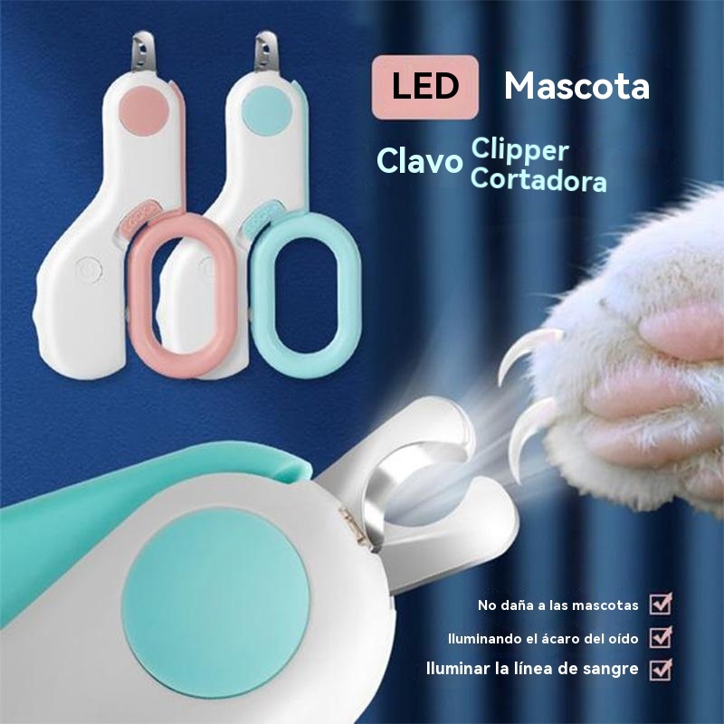Cortaúñas LED para mascotas