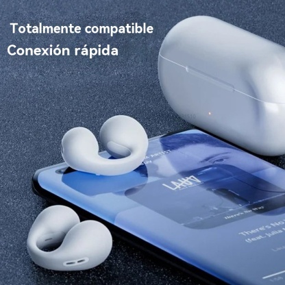 Auriculares inalámbricos de conducción ósea con clip para la oreja