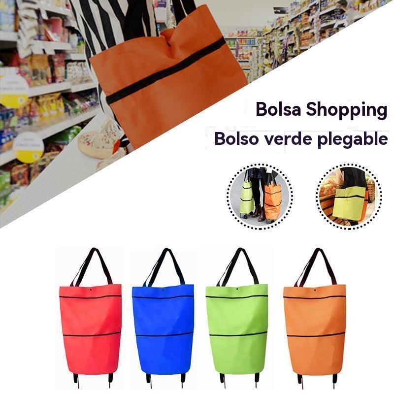 Bolsa de compras ecológica plegable