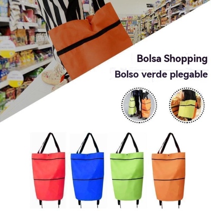 Bolsa de compras ecológica plegable