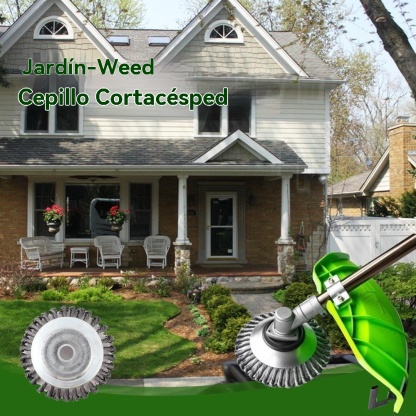 Cepillo cortacésped para jardín