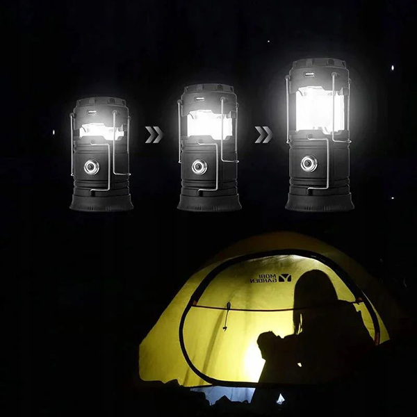  Solarna Lampa Kempingowa + Latarka | CAMPGLO