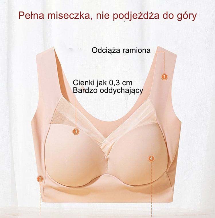🎁Seksowny, oddychający biustonosz zbierający【1+1 Bezpłatnie】