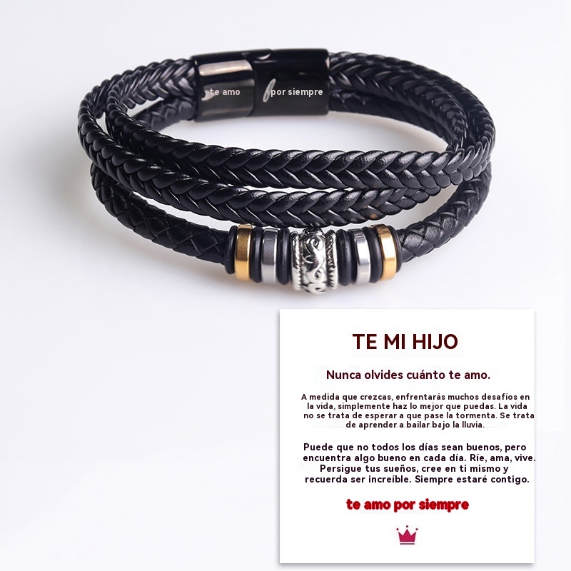 ❤️ 🎁Pulsera Para Mi Hijo Te Amo Por Siempre