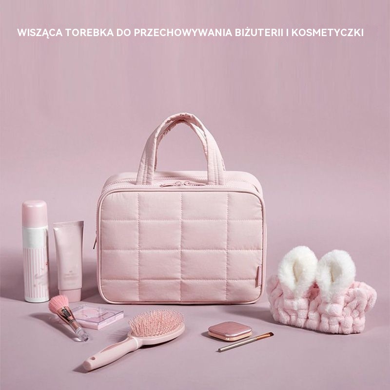 Wisząca torba podróżna na biżuterię i kosmetyki