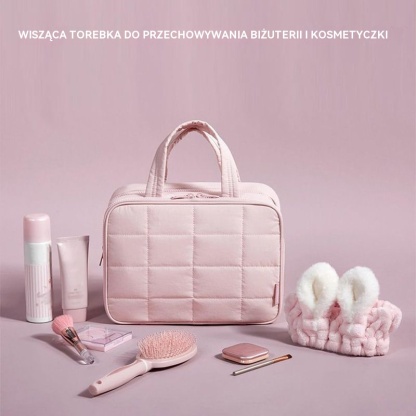 Wisząca torba podróżna na biżuterię i kosmetyki