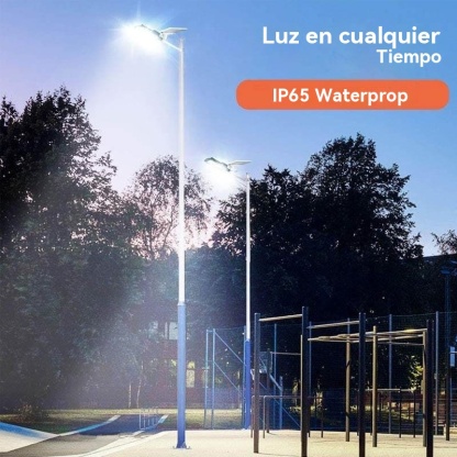 Lámpara LED solar para exteriores
