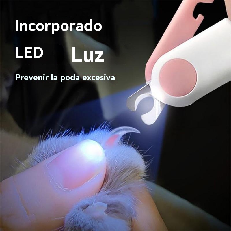 Cortaúñas LED para mascotas