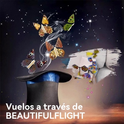 Mariposas mágicas voladoras