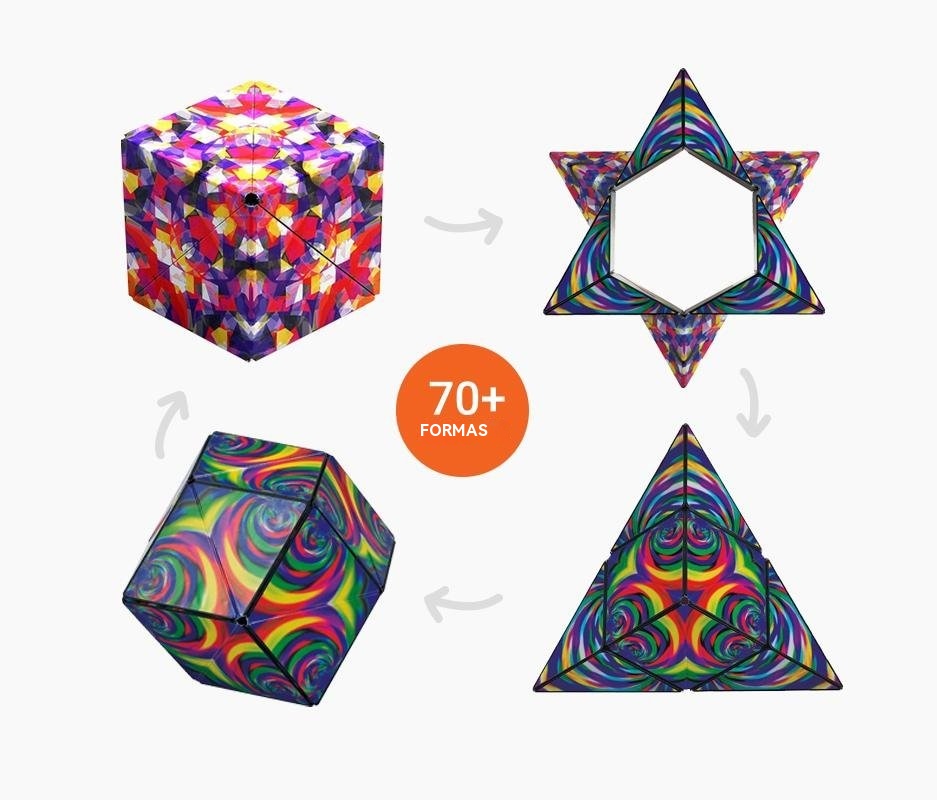 Cubo mágico magnético intercambiable