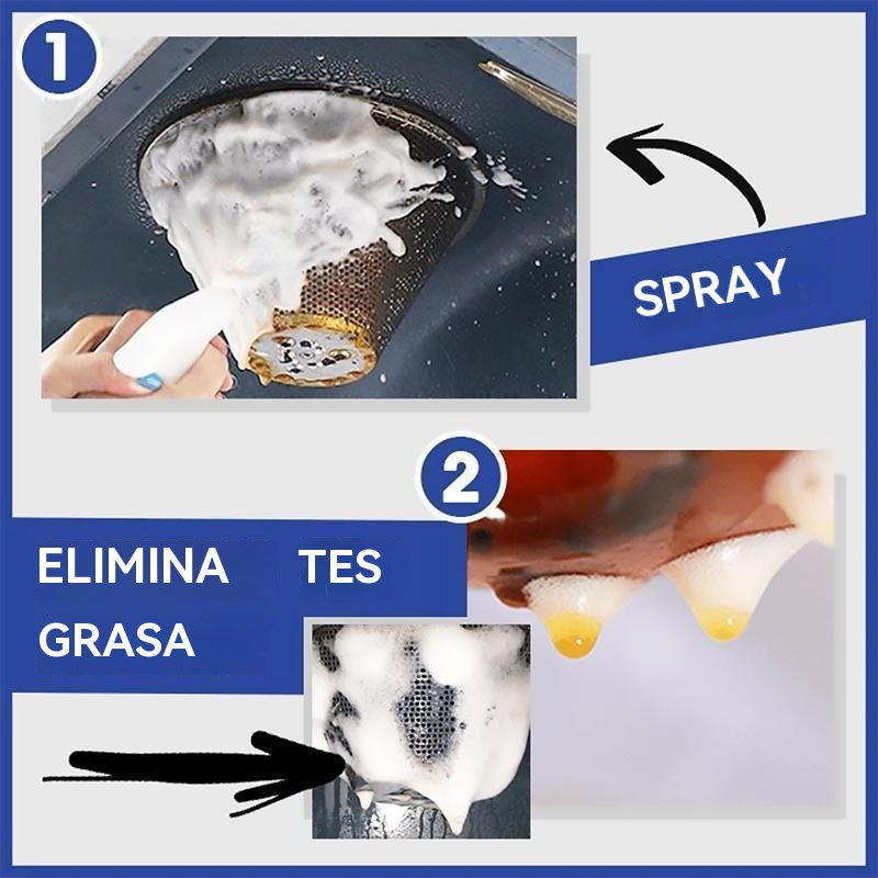 Spray limpiador multiusos sin enjuague