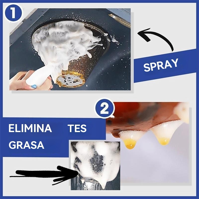 Spray limpiador multiusos sin enjuague