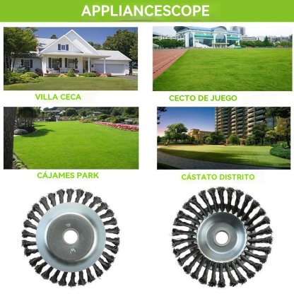 Cepillo cortacésped para jardín