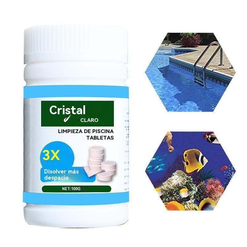 Tableta limpiadora de piscinas (100 tabletas)