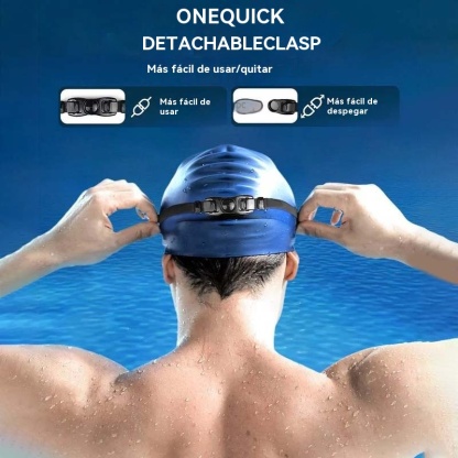 Gafas de natación antivaho con visión amplia