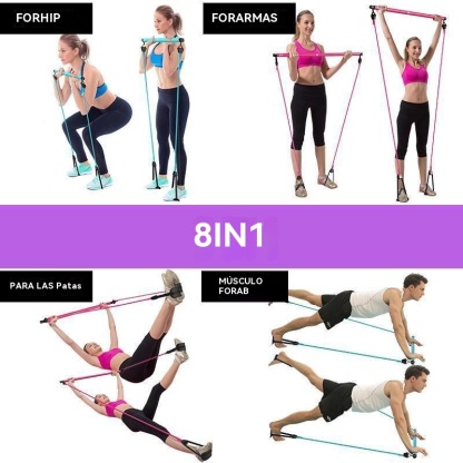 Kit de barra de pilates portátil