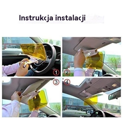 🚘Samochodowa przeciwodblaskowa płytka ochronna oczu