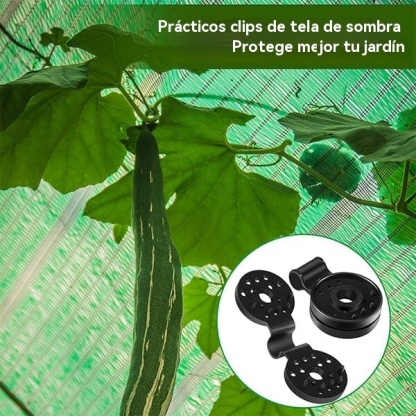 Clips de plástico para tela de sombra