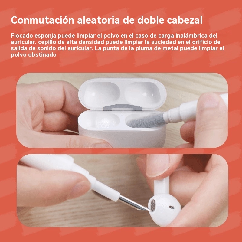 Cepillo suave para limpieza de teclado 5 en 1
