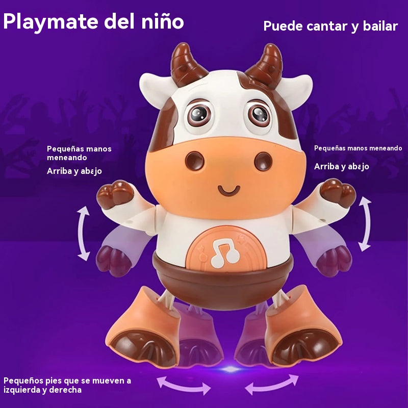 Juguetes musicales de vaca bebé