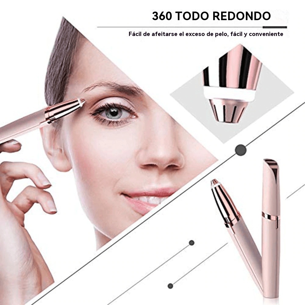 Recortador de cejas eléctrico de precisión