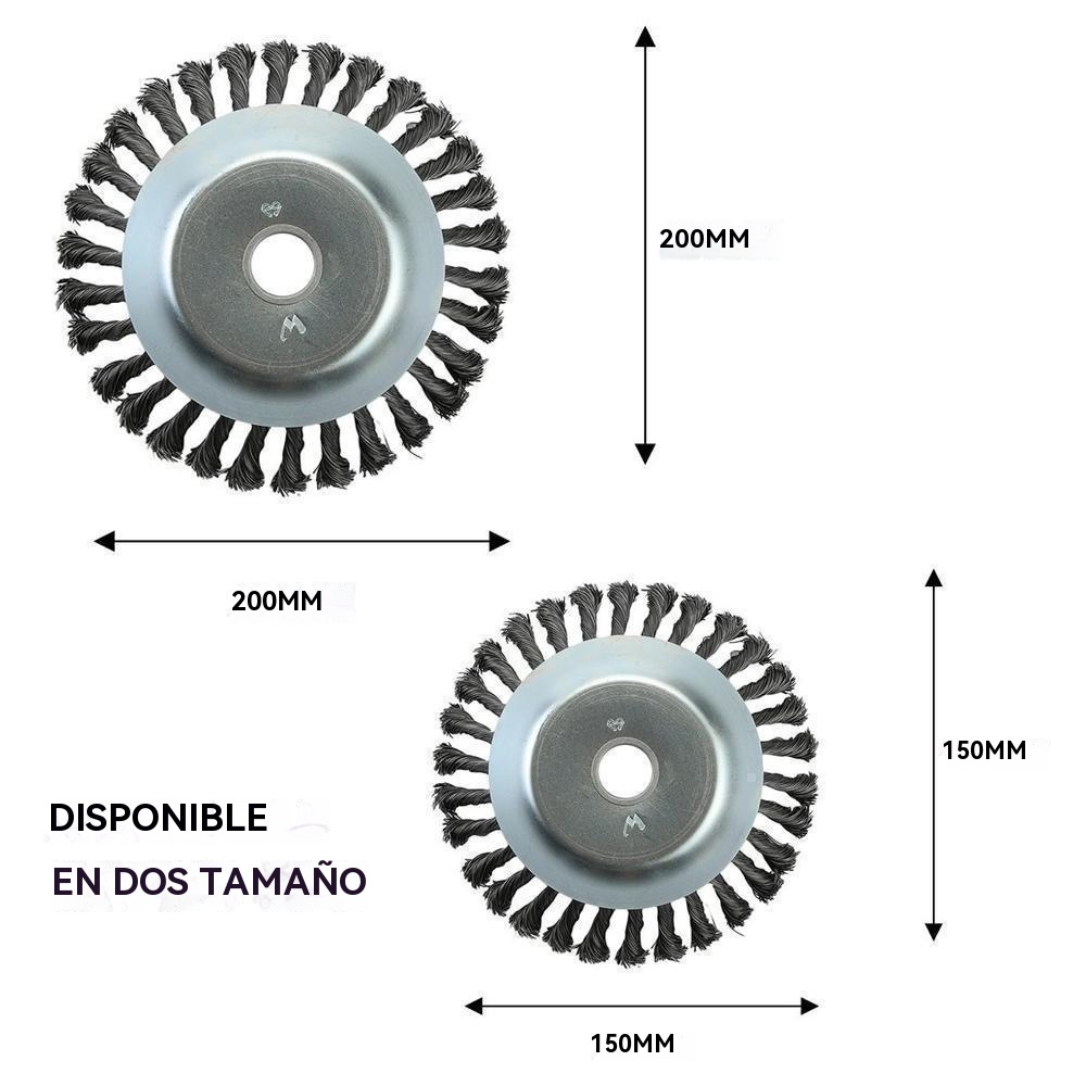 Cepillo cortacésped para jardín