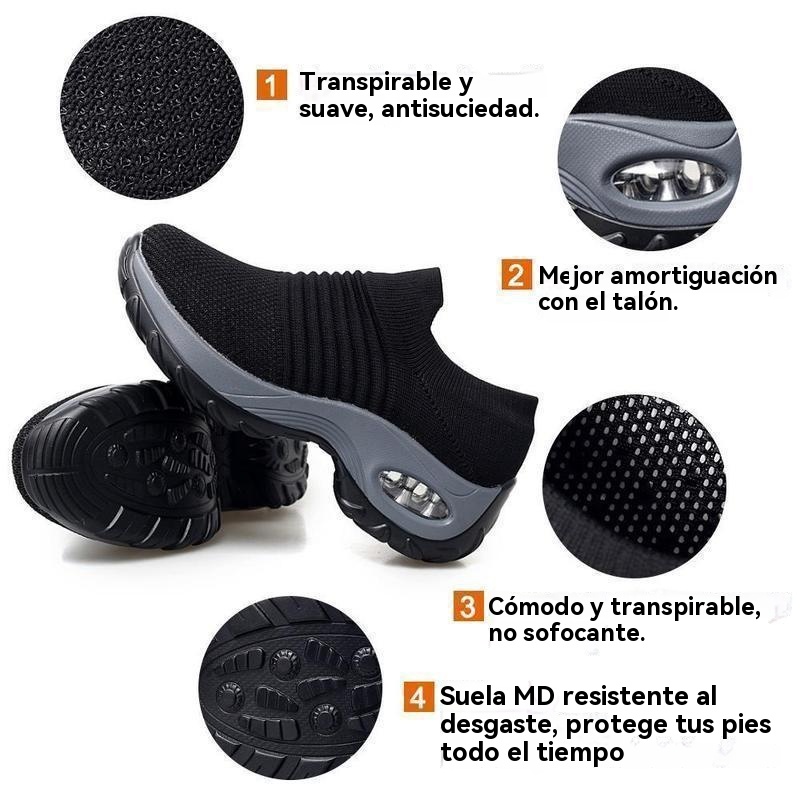 Zapatos para exteriores con colchón de aire transpirable