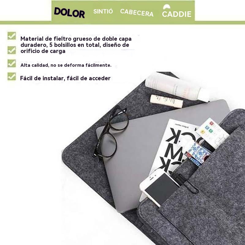 Bolsa de almacenamiento de fieltro para sofá cama