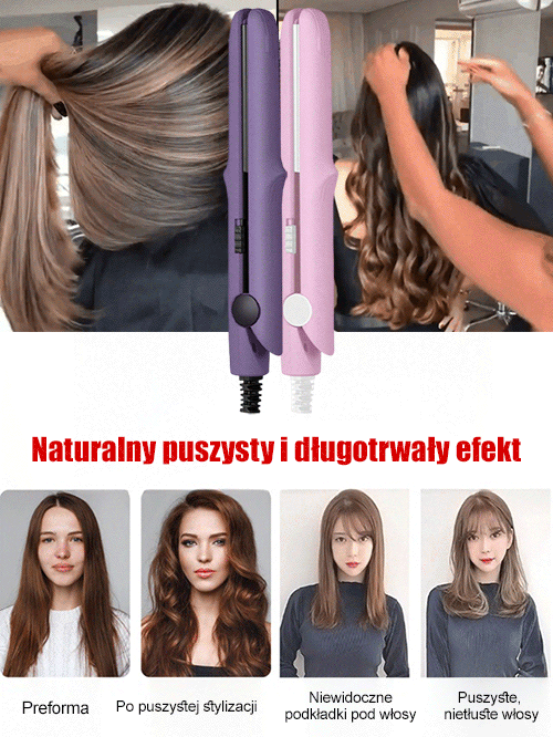 【SCONTO DEL 30%】【Acquista 1 e ricevi 1 gratis】🔥Clip per lo styling portatile - Lisciante e arricciante