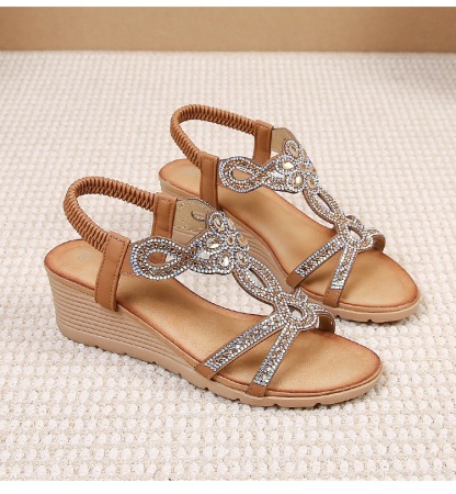 🎉【35-42】Pantofi de dama noi, la moda, con talpa grossa, con stras