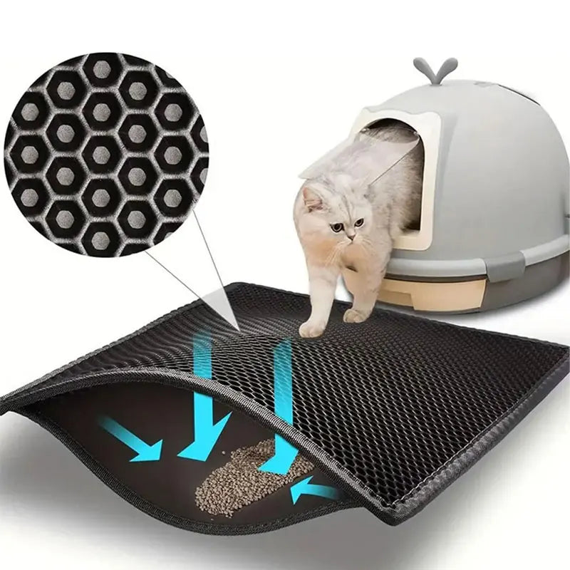 Tappetino per lettiera PawClean™: intelligente, pulito e confortevole 🐾✨