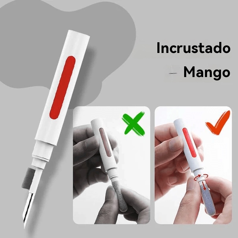 Cepillo suave para limpieza de teclado 5 en 1