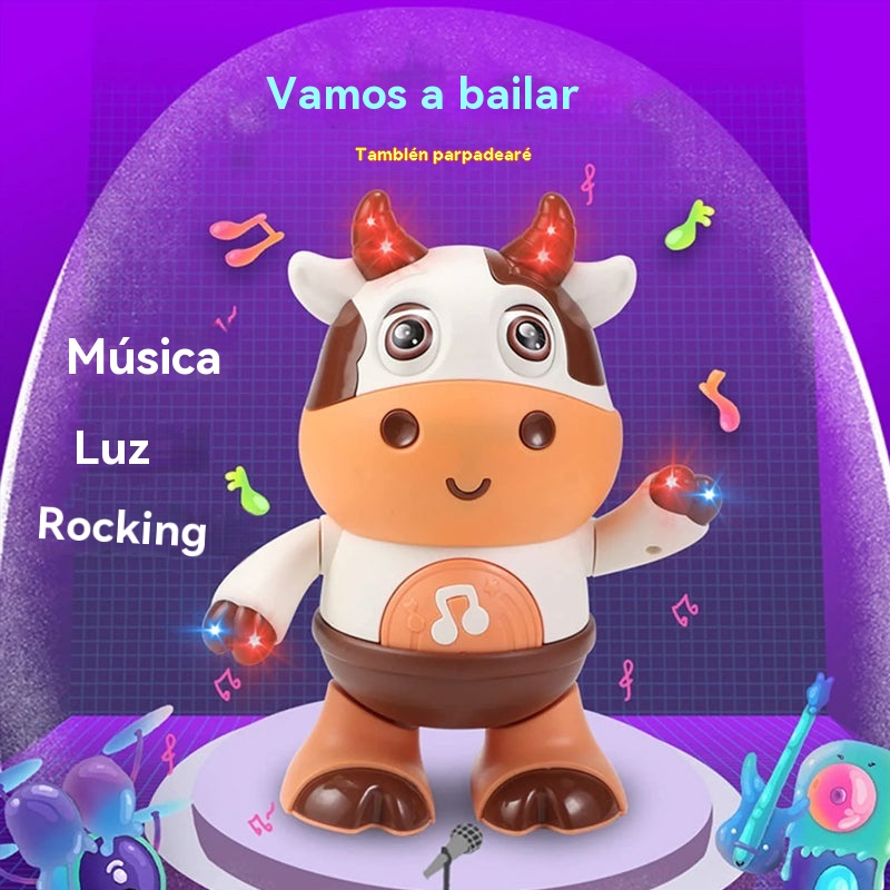 Juguetes musicales de vaca bebé